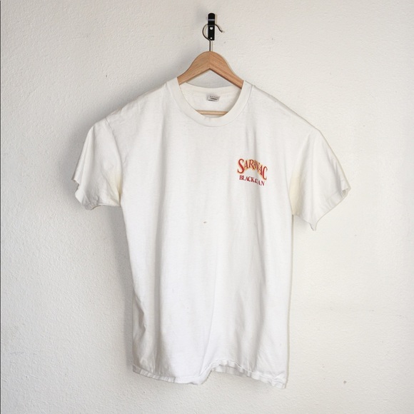 Vintage Saranac black and tan shirt - Picture 1 of 2